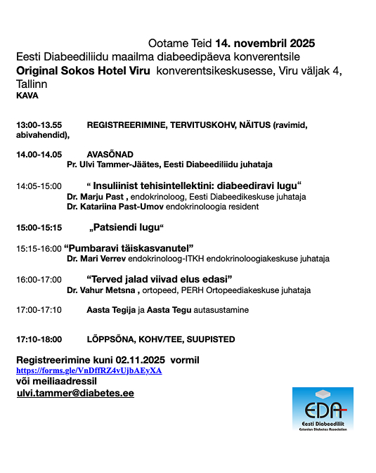 Maailma Diabeedipäev 2025